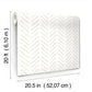 Painted Herringbone Sand Peel & Stick Wallpaper