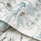 Floral Dreams Grey Peel & Stick Wallpaper