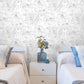Floral Dreams Grey Peel & Stick Wallpaper