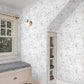 Floral Dreams Grey Peel & Stick Wallpaper
