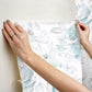 Floral Dreams Mineral Green Peel & Stick Wallpaper
