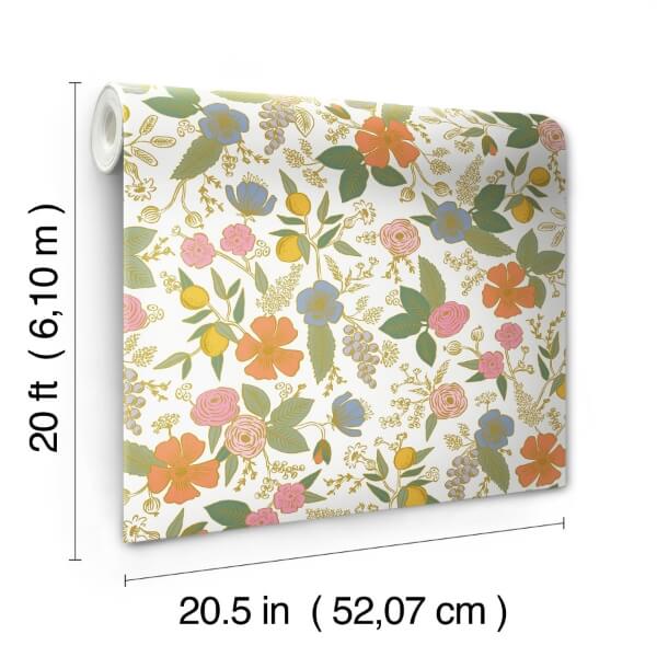 Colette Rose Multicolor Peel & Stick Wallpaper