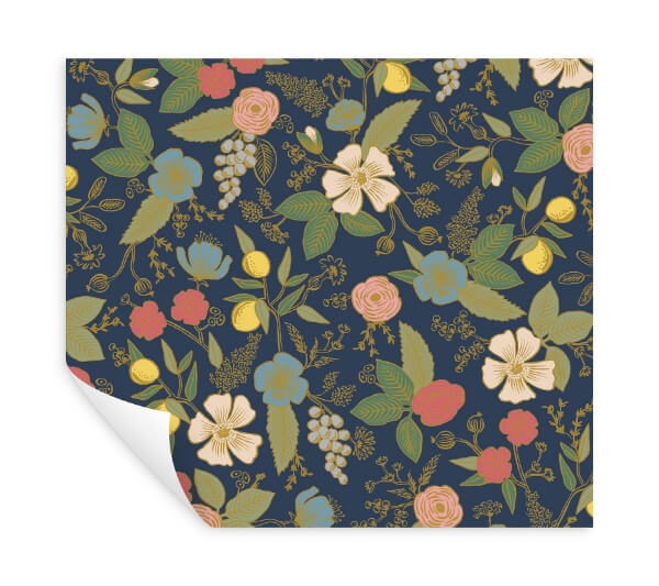 Colette Navy Peel & Stick Wallpaper