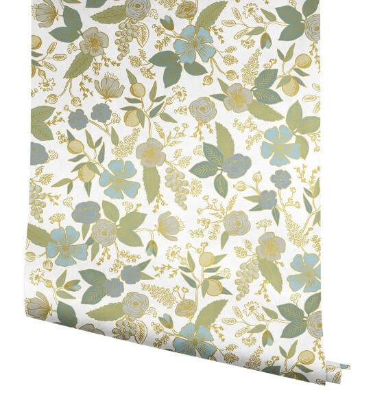 Colette Blue Multicolor Peel & Stick Wallpaper