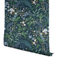 Peacock Garden Navy Peel & Stick Wallpaper