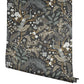 Peacock Garden Black Peel & Stick Wallpaper