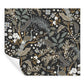 Peacock Garden Black Peel & Stick Wallpaper