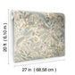 Peacock Garden Linen Peel & Stick Wallpaper