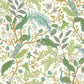 Peacock Garden White Peel & Stick Wallpaper