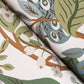 Peacock Garden White Peel & Stick Wallpaper