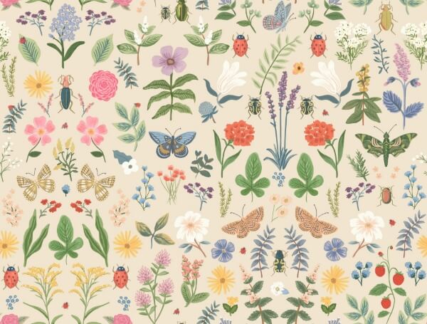 Curio Cream Peel & Stick Wallpaper