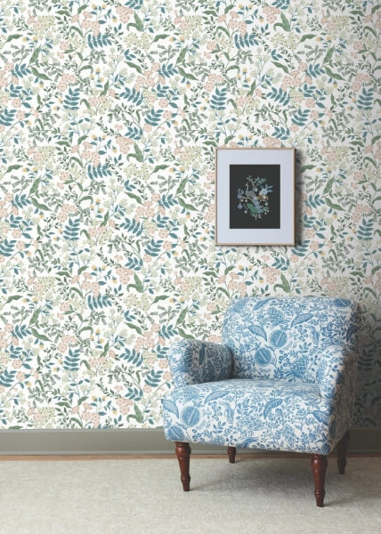 Sweetbrier Blush Peel & Stick Wallpaper
