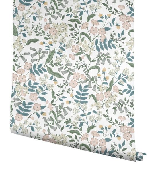 Sweetbrier Blush Peel & Stick Wallpaper