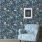 Sweetbrier Navy Peel & Stick Wallpaper