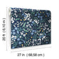 Sweetbrier Navy Peel & Stick Wallpaper