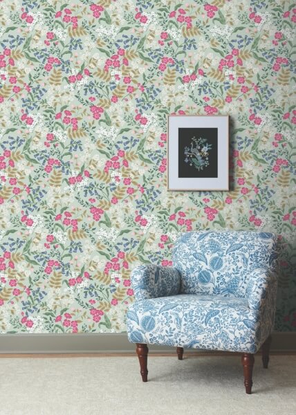Sweetbrier Mint Peel & Stick Wallpaper