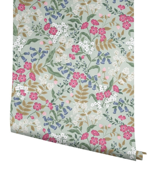 Sweetbrier Mint Peel & Stick Wallpaper