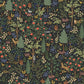Woodland Black Peel & Stick Wallpaper