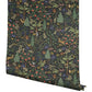 Woodland Black Peel & Stick Wallpaper