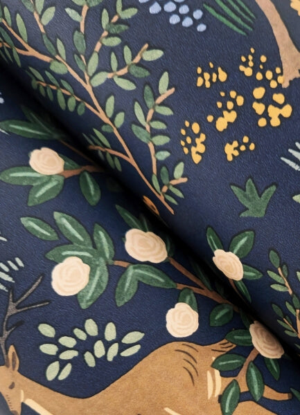 Woodland Navy Peel & Stick Wallpaper