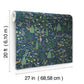 Woodland Navy Peel & Stick Wallpaper