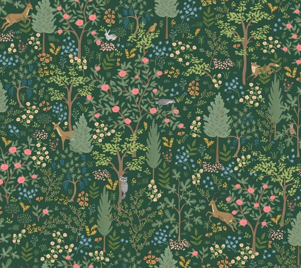 Woodland Emerald Peel & Stick Wallpaper