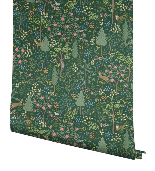Woodland Emerald Peel & Stick Wallpaper