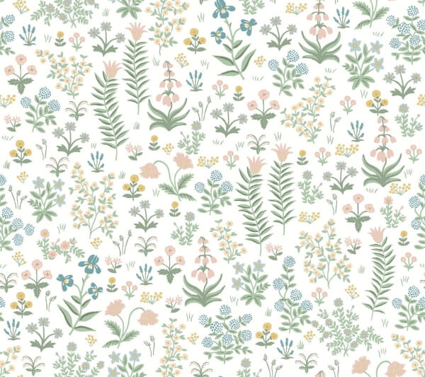 Menagerie Garden Blush Multicolor Peel & Stick Wallpaper