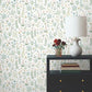 Menagerie Garden Blush Multicolor Peel & Stick Wallpaper