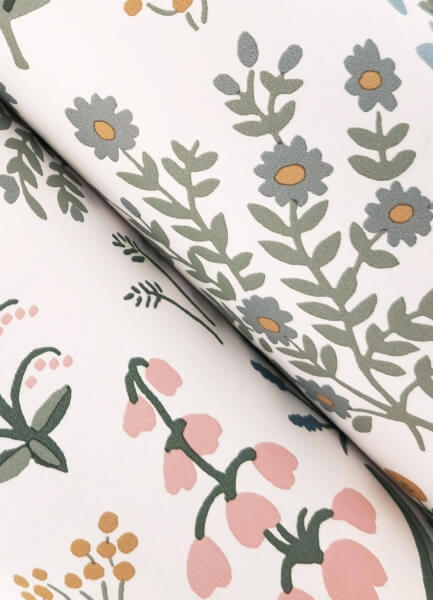 Menagerie Garden Blush Multicolor Peel & Stick Wallpaper