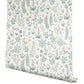 Menagerie Garden Blush Multicolor Peel & Stick Wallpaper