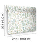 Menagerie Garden Blush Multicolor Peel & Stick Wallpaper