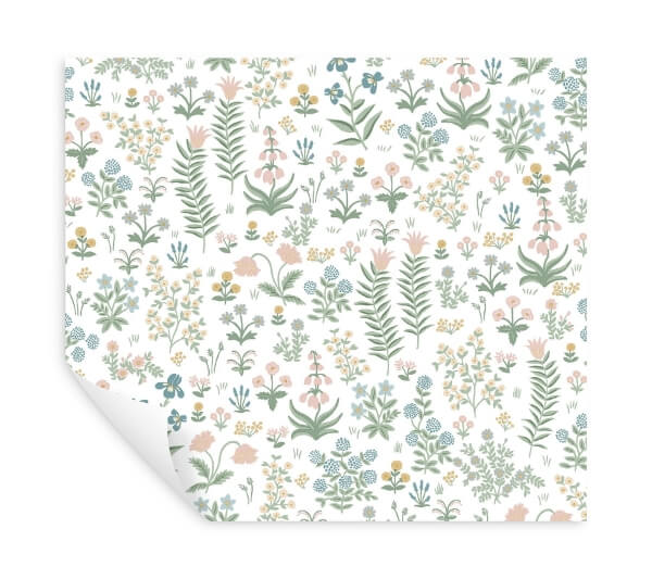Menagerie Garden Blush Multicolor Peel & Stick Wallpaper