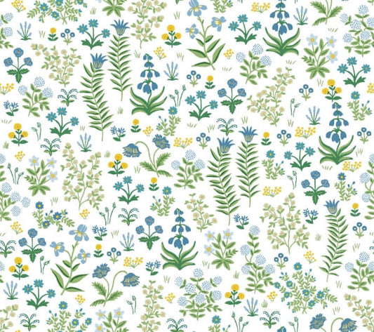 Menagerie Garden Blue Multicolor Peel & Stick Wallpaper