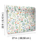 Menagerie Garden Rose Multicolor Peel & Stick Wallpaper
