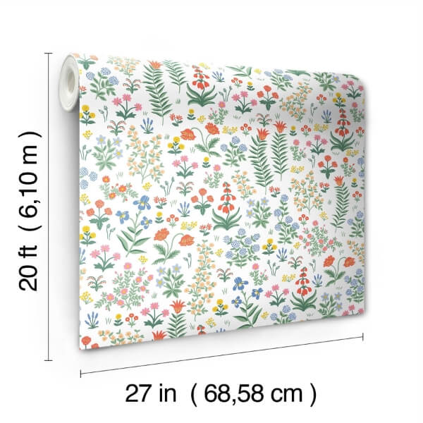 Menagerie Garden Rose Multicolor Peel & Stick Wallpaper