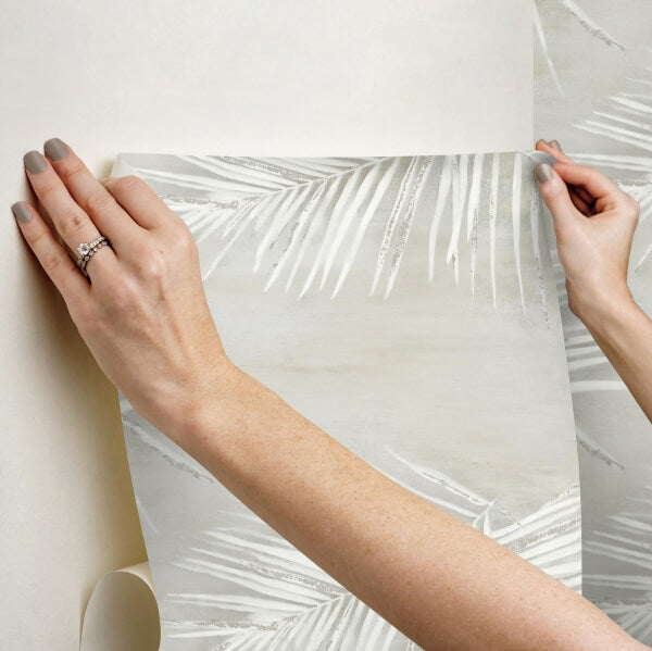 Endless Summer Grey Peel & Stick Wallpaper
