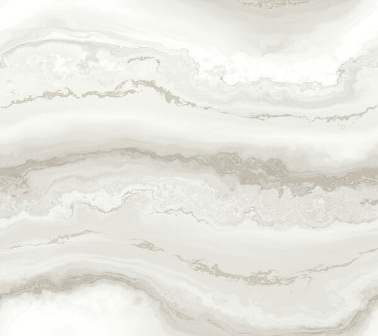 Shifting Sands Salt Grey Peel & Stick Wallpaper