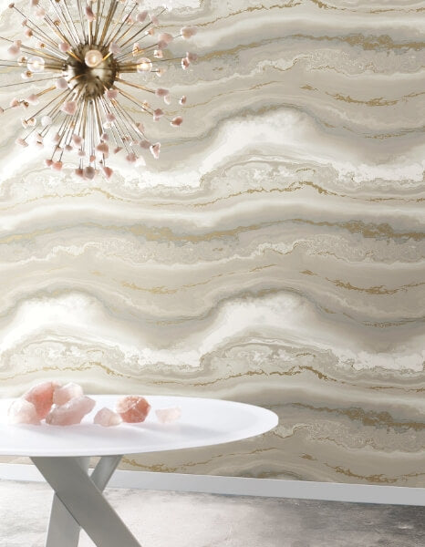 Shifting Sands Beige Peel & Stick Wallpaper