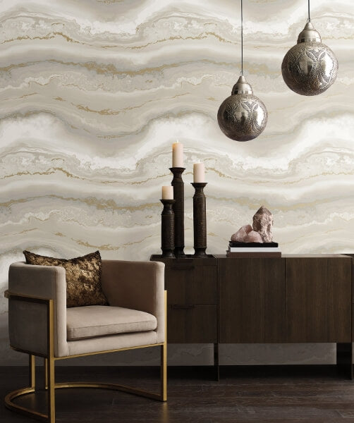Shifting Sands Beige Peel & Stick Wallpaper