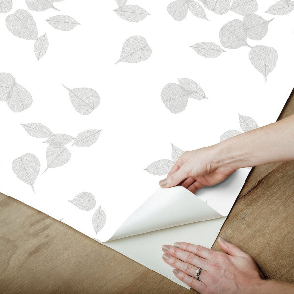 Inner Peace Salt Grey Peel & Stick Wallpaper