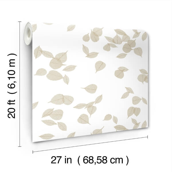 Inner Peace Champagne Peel & Stick Wallpaper