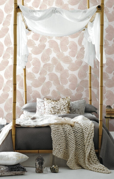 Monarch Pink Peel & Stick Wallpaper