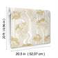 Shirley Neutral Deco Floral Peel & Stick Wallpaper