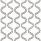 Florentine Soft Black Vine Trellis Peel & Stick Wallpaper