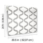 Florentine Soft Black Vine Trellis Peel & Stick Wallpaper
