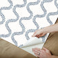 Florentine Blue Vine Trellis Peel & Stick Wallpaper