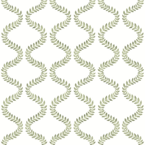 Florentine Green Vine Trellis Peel & Stick Wallpaper