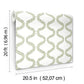 Florentine Green Vine Trellis Peel & Stick Wallpaper