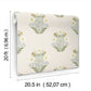 Sophie Sage Floral Medallion Peel & Stick Wallpaper